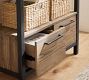 Thorndale Reclaimed Wood Open Bookcase with Drawers (34")