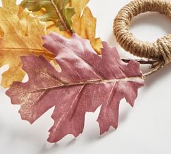 Autumnal Leaf Napkin Rings - Set of 4
