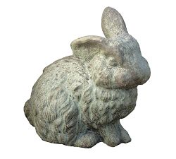 Cast Stone Concrete Rabbit Garden Object