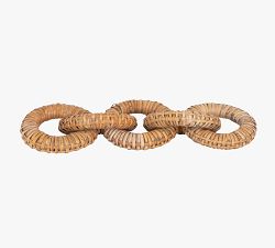 Rattan Wrapped Chain