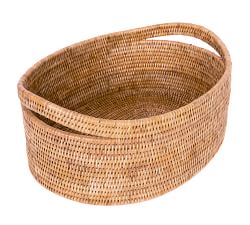 Tava Handwoven Rattan Oval Basket