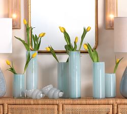 Amira Hand Blown Glass Vases - Set of 3
