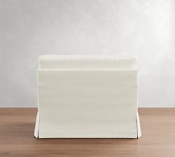 Buchanan Modern Square Arm Slipcovered Chair and a Half