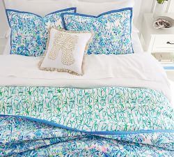 Lilly Pulitzer Cabana Cocktail Reversible Cotton Quilt &amp; Shams