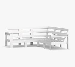 Malibu Metal 5-Piece Outdoor Sectional (85")