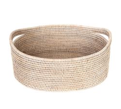 Tava Handwoven Rattan Oval Basket