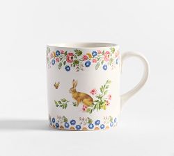 Botanical Bunny Stoneware Mug