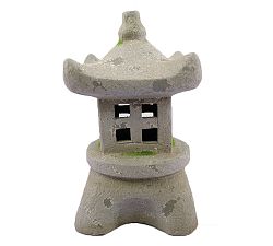 Clay Lighthouse Garden Object