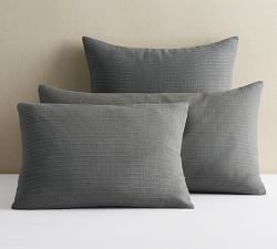 European Striped Dobby Linen Sham