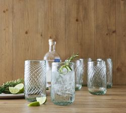 Twist Recycled Glass Drinkware Collection