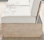 Indio Eucalyptus Modern Platform 4-Piece Outdoor Sectional (91")