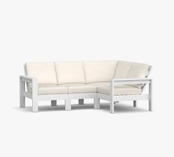 Malibu Metal 4-Piece Outdoor Sectional (85")