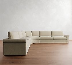 Westwood Roll Arm 5-Piece Curved Wedge Sectional (153")