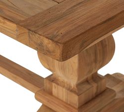 Wilder Reclaimed Teak Rectangular Outdoor Dining Table (111")