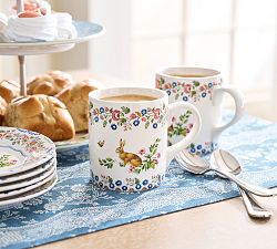 Botanical Bunny Stoneware Mug