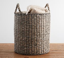 Charleston Handwoven Seagrass Tote Basket