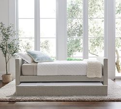 Elliot Upholstered Trundle Daybed