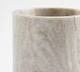 Handcrafted Beige Marble Utensil Holder