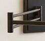 Leah Iron Swing Arm Sconce (14")