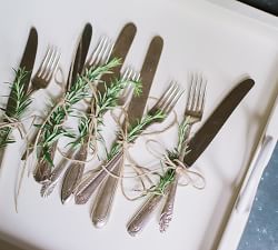 Vintage Hotel Silver 5-Piece Flatware Set