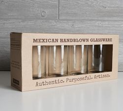 Claro Recycled Glass Drinkware - Set of 4