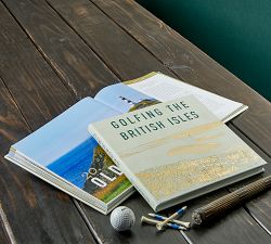 Golfing The British Isles Leather-Bound Book