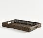 Handwoven Wicker Rectangular Serving Tray