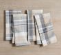 Montecito Plaid Cotton/Linen Napkins - Set of 4