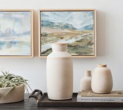 Reactive Handcrafted Glaze Vases - Set of 3