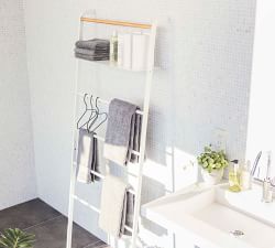 Tower Leaning Ladder With Shelf