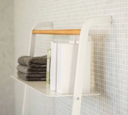 Tower Leaning Ladder With Shelf