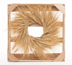 Dried Wheat Wreath