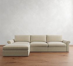 Westwood Roll Arm Modular Chaise Sectional (146")