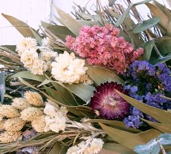 Dried Eucalyptus Wildflower Wreath