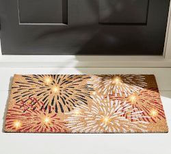 Fireworks Light Up Doormat