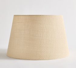 Gallery Burlap Tapered Drum Lamp Shade (14"-20'')