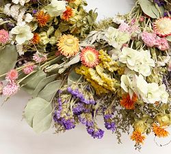Handmade Dried English Garden Wreath