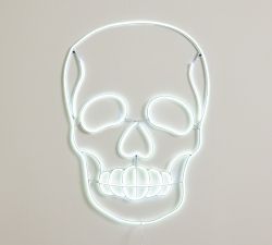 LED Skull Wall Art