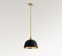 Metal Diffuser Bell Pole Pendant (14")