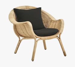 Nanna Ditzel Madame Rattan Outdoor Lounge Chair