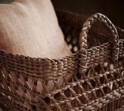Pacific Handwoven Rectangular Basket
