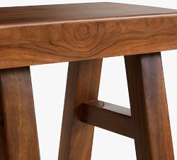 Rustic Reclaimed Wood Accent Stool