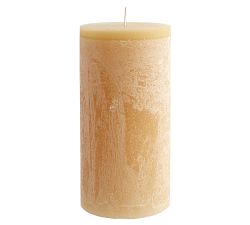 Scented Timber Pillar Candles - Honeysuckle