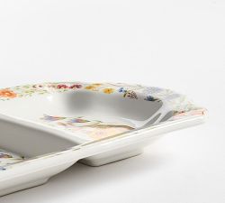 Spring Garden Stoneware Multi-Condiment Server