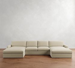 Westwood Slim Arm Double Chaise Sectional (173"&ndash;185")