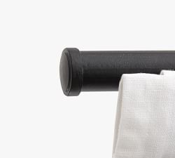 Cast Iron Ribbed Endcap Finial - Set of 2