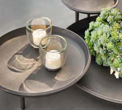 Handcrafted Metal Tiered Tray