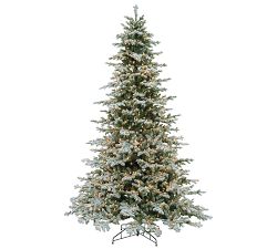 Lapland Faux Flocked Lit Christmas Tree