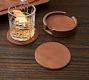 Leather Coasters - Set of 4