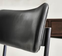Maison Leather Swivel Desk Chair